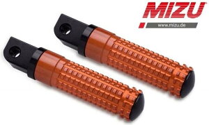 MiZU �~�Y Race passenger�fs footpeg�Cincluding ABE�CBlack/Orange GSX-R125 GSX-S125 SUZUKI �X�Y�L �^���f���X�e�b�v�E�^���f���u���P�b�g �X�e�b�v �����