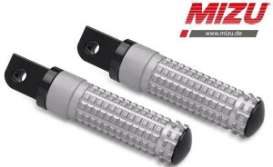 MiZU �~�Y Race passenger�fs footpeg�Cincluding ABE�CBlack/Silver ER-6f ER-6n VERSYS 1000 650 Z1000H Z1000ST Z400 Z750R Z900 ZZR1200 ZZR400 KAWASAKI �J���T�L �^���f���X�e�b�v�E�^���f���u���P�b�g �X�e�b�v �����