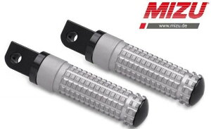 MiZU �~�Y Race passenger�fs footpeg�Cincluding ABE�CBlack/Silver �^���f���X�e�b�v�E�^���f���u���P�b�g �X�e�b�v �����