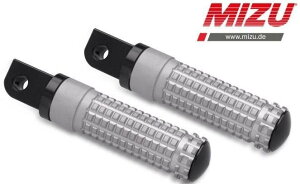MiZU �~�Y Race passenger�fs footpeg�Cincluding ABE�CBlack/Silver DAYTONA600 DAYTONA650 DAYTONA955i SPEED FOUR SPRINT RS ST TRIUMPH �g���C�A���t �^���f���X�e�b�v�E�^���f���u���P�b�g �X�e�b�v �����