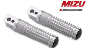 MiZU �~�Y Race passenger�fs footpeg�Cincluding ABE�CSilver/Silver GSX-R125 GSX-S125 SUZUKI �X�Y�L �^���f���X�e�b�v�E�^���f���u���P�b�g �X�e�b�v �����