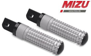 MiZU �~�Y Race passenger�fs footpeg�Cincluding ABE�CBlack/Silver GSX-R125 GSX-S125 SUZUKI �X�Y�L �^���f���X�e�b�v�E�^���f���u���P�b�g �X�e�b�v �����