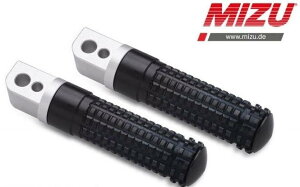 MiZU �~�Y Race passenger�fs footpeg�Cincluding ABE�CSilver/Black GSX-R125 GSX-S125 SUZUKI �X�Y�L �^���f���X�e�b�v�E�^���f���u���P�b�g �X�e�b�v �����