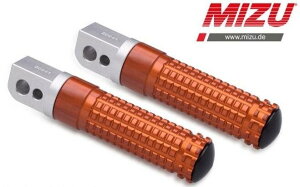 MiZU �~�Y Race passenger�fs footpeg�Cincluding ABE�CSilver/Orange CB650F CBF1000F CBR600F CBR600RR VFR800F VTR1000SP HONDA �z���_ �^���f���X�e�b�v�E�^���f���u���P�b�g �X�e�b�v �����