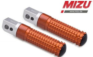MiZU �~�Y Race passenger�fs footpeg�Cincluding ABE�CSilver/Orange CBF1000F CBF1000 CBF500 HONDA �z���_ �^���f���X�e�b�v�E�^���f���u���P�b�g �X�e�b�v �����