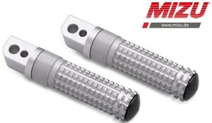 MiZU �~�Y Race passenger�fs footpeg�Cincluding ABE�CSilver/Silver CB650F CBF1000F CBR600F CBR600RR VFR800F VTR1000SP HONDA �z���_ �^���f���X�e�b�v�E�^���f���u���P�b�g �X�e�b�v �����