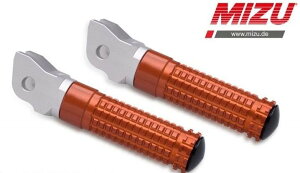 MiZU �~�Y Race driver�fs footpeg�Cincluding ABE�CSilver/Orange DAYTONA675 DAYTONA955i SPEED FOUR SPRINT RS ST STREET TRIPLE R TRIUMPH �g���C�A���t �t�b�g�y�O �X�e�b�v �����