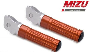 MiZU �~�Y Race driver�fs footpeg�Cincluding ABE�CSilver/Orange DAYTONA600 DAYTONA650 DAYTONA900 SPRINT RS ST TIGER 955 TROPHY900 TRIUMPH �g���C�A���t �t�b�g�y�O �X�e�b�v �����