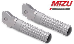 MiZU �~�Y Race driver�fs footpeg�Cincluding ABE�CSilver/Silver F800GT K1200GT K1300GT R1150RT R1200RT BMW �t�b�g�y�O �X�e�b�v �����