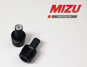MiZU ~Y Race handlebar end (Set)CBlack o[Gh nh