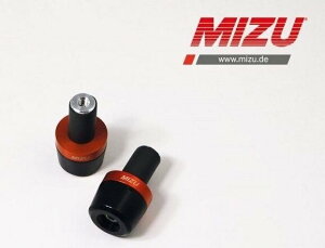 MiZU ~Y Race handlebar end (Set)COrange o[Gh nh