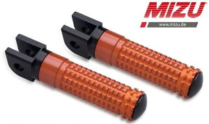 MiZU �~�Y Race driver�fs footpeg�Cincluding ABE�CBlack/Orange DAYTONA675 FZR600 MT-01 MT-03 MT-07 MT-09 MT-125 SZR660 TDM900 TRX850 XJR1200 XJR1300 XSR700 XSR900 YZF-R125 YZF-R1 YZF-R3 YZF750R YZF750SP TRIUMPH �g���C�A���t YAMAHA ���}�n �t