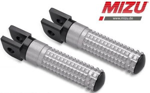 MiZU �~�Y Race driver�fs footpeg�Cincluding ABE�CBlack/Silver VERSYS 1000 650 Z1000H Z1000ST Z300 Z900 ZRX1100 ZRX1200R ZZR1200 ZZR400 ZZR600 KAWASAKI �J���T�L �t�b�g�y�O �X�e�b�v �����