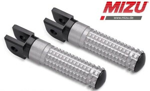 MiZU �~�Y Race driver�fs footpeg�Cincluding ABE�CBlack/Silver DAYTONA675 DAYTONA955i SPEED FOUR SPRINT RS ST STREET TRIPLE R TRIUMPH �g���C�A���t �t�b�g�y�O �X�e�b�v �����