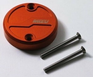 MiZU �~�Y Pro Race brake fluid reservoir cap front�COrange Anodize 1190 ADVENTURE R RC8R RC8 1290 SUPER S T DUKE GT 690 990 KTM �}�X�^�[�V�����_�[�^���N�L���b�v�E���U�[�o�[�J�o�[ �u���[�L