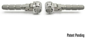 AltRider AgC_[ Universal Highway Foot Pegs for 7/8 inch (22 mm) Diameter Bar - Silver | ALTR-0-2103 tbgyO Xebv 