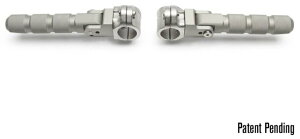 AltRider AgC_[ Universal Highway Foot Pegs for 1-1/8 inch (27 mm) Diameter Bar - Silver | ALTR-0-2104 tbgyO Xebv 
