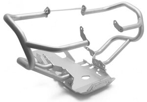 AltRider �A���g���C�_�[ Crash Bar and Skid Plate System for the BMW R 1200 GS Adventure Water Cooled - Silver Bars/Black | R114-5-1006 R1200GS �G���W���K�[�h �t���[��