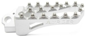 AltRider AgC_[ Extra Wide Foot Pegs for Yamaha and KTM Models - Silver | T719-0-2105 tbgyO Xebv 