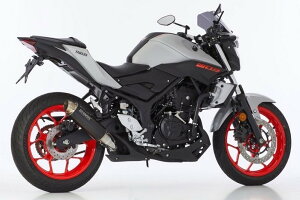SHARK V[N SRC 4 slip on exhaust (2-1) super shortCBlackCRound MT-03 YZF-R3 YAMAHA }n tGL][Xg}t[ }t[