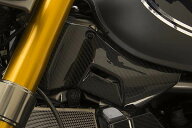 MOTO CORSE モトコルセ カーボンファイバー フレームステアリングヘッドサイドカバーセット Z900RS KAWAS…