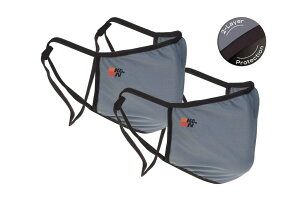 K&N ケイアンドエヌ 2層式布フェイスマスク フェイスマスク アパレル