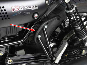 HEPCO��BECKER �w�v�R���x�b�J�[ ���t�g���o�[ for �Z���^�[�X�^���h V 9 Bobber Special Edition Sport Roamer V7 II Stornello III Carbon Milano Rough Scrambler MOTOGUZZI ���g�O�b�` �Z���^�[�X�^���h�E���C���X�^���h �t