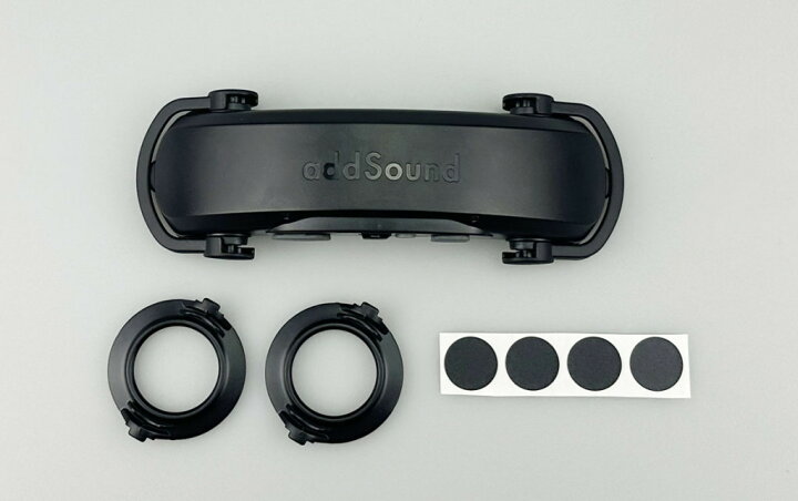 楽天市場】addSound アドサウンド ヘルメット装着型振動スピーカー  