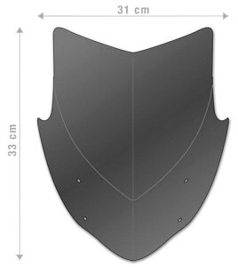 BARRACUDA oN[_ SPORTS WINDSCREEN AEROSPORT Z900 KAWASAKI JTL XN[ O