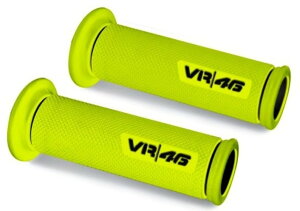 BARRACUDA oN[_ PAIR OF UNIVERSAL VR46 YELLOW RUBBER GRIPS Obv nh