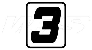BARRACUDA �o���N�[�_ SINGLE STICKER NUMBER X-ADV HONDA �z���_ �[�b�P���i���o�[ �O��