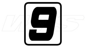 BARRACUDA �o���N�[�_ SINGLE STICKER NUMBER X-ADV HONDA �z���_ �[�b�P���i���o�[ �O��