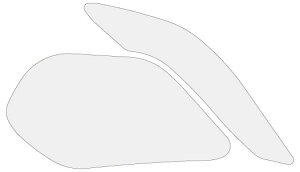 Eazi-Grip �C�[�W�[�O���b�v �^���N�K�[�h�t�B���� Tank Paint Protection Kits V85 TT MOTOGUZZI ���g�O�b�` �v���e�N�V�����t�B�����E�ی�t�B���� �O��