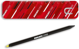 DUCATI Performance ドゥカティパフォーマンス Double ended pencil with ruler-Ducati Corse Fluo