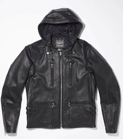 KADOYA カドヤ 【K’S LEATHER＆K’S PRODUCT】EURO CAPP-2 フーデッドライダースジャケット