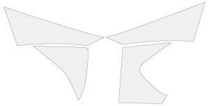 Eazi-Grip C[W[Obv ^NK[htB Tank Paint Protection Kits 150 EXC 250 300 KTM veNVtBEیtB O