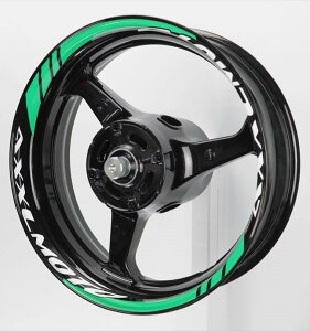 AXXL �A�N�Z�� 17�C���` SP1 �J�X�^�� �����X�e�b�J�[ �����X�e�b�J�[�E�����X�g���C�v �O�� �J���[(�����̐F)�F�u���I�����W / �J���[(���C��)�F���t���N�^�[�O���[��