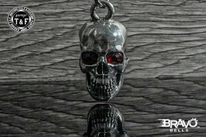 Garage T&F �K���[�W Bravo Bells(�u���{�[�x��) Skull Diamond Keychain(�X�J���_�C�������h�L�[�z���_�[) �L�[�z���_�[ �o�C�N�֘A�O�b�Y