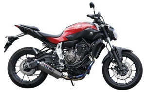 OVER オーヴァー TT-Formula フルチタン 2-1 レーシング MT-07 YAMAHA ヤマハ フルエキゾーストマフラー マフラー