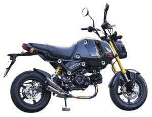 OVER オーヴァー ツインメガホン フルエキゾーストマフラー GROM HONDA ホンダ マフラー