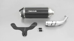 REMUS �����X SPORT �X���b�v�I���}�t���[ ���ԃp�C�v�t(�G�}����) �q�[�g�K�[�h�t GTS 300 ie Super GTV Sei Giorni Vespa �x�X�p �}�t���[ �T�C�����T�[�f�ށF�J�[�{��