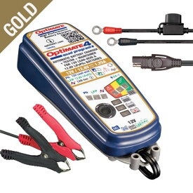 TECMATE テックメイト OptiMate 4 Quad Program バッテリー充電器・バッテリーチャージャー バッテリー関連