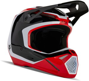 FOX 強 V1 モトクロスヘルメット＋MX-RUSH-PET BK（Wレンズ）