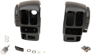 Drag Specialties hbOXyVeB[Y Handlebar Switch Housing Kitm0616-0359n Screaminf Eagle Road Glide FLTRSE-I King Classic EFI FLHRC Electra Ultra FLHTCUSE2 FLTR FLHTCU FLHTCUI FLHTCUSE FLHR FLTRSE-I2 HARLEY-DAVIDSON n[