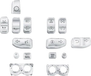 Drag Specialties �h���b�O�X�y�V�����e�B�[�Y Switch Cap Kit�m0616-0394�n Electra Glide Ultra Limited FLHTK HARLEY-DAVIDSON �n�[���[�_�r�b�h�\�� ���̑��n���h���X�C�b�`�I�v�V�����E��C���i �n���h�����Ӄp�[