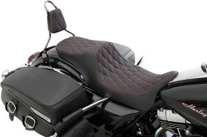 Drag Specialties �h���b�O�X�y�V�����e�B�[�Y Predator III 2-Up Seat�m0801-1306�n HARLEY-DAVIDSON �n�[���[�_�r�b�h�\�� �V�[�g �V�[�g�֘A �O��