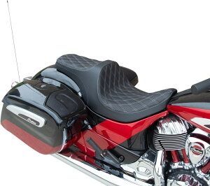 Drag Specialties hbOXyVeB[Y Forward Positioned Predator III Seatm0810-2271n Chieftain Limited Roadmaster Elite Springfield Chief Vintage Classic Dark Horse INDIAN MOTORCYCLE CfBA V[g V[g֘A O