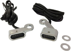 Drag Specialties �h���b�O�X�y�V�����e�B�[�Y LED Handlebar Marker Lights�m2040-2137�n Sportster 1200 XL 50 Roadster EFI XLR 883 Low XLL Custom XLC SuperLow XLT Nightster RH975 XLCP X XR XLCX Forty-Eight Special XLXS XLX Iron XLNS XLN Seventy-