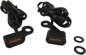 Drag Specialties �h���b�O�X�y�V�����e�B�[�Y LED Handlebar Marker Lights�m2040-2138�n Sportster 1200 XL 50 Roadster EFI XLR 883 Low XLL Custom XLC SuperLow XLT Nightster RH975 XLCP X XR XLCX Forty-Eight Special XLXS XLX Iron XLNS XLN Seventy-