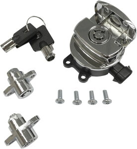 Drag Specialties �h���b�O�X�y�V�����e�B�[�Y Side Hinge Ignition Switch�m2106-0411�n Road King Special FLHRXS EFI FLHR HARLEY-DAVIDSON �n�[���[�_�r�b�h�\�� �L�[�V�����_�[�E�� �X�C�b�`�E�n�[�l�X�֌W �d���n